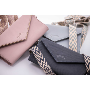 Pochette Pénélope New Phone Pocket perforiert Marine Marineblau