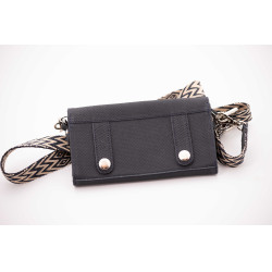 Pochette Pénélope New Phone Pocket perforiert Marine Marineblau