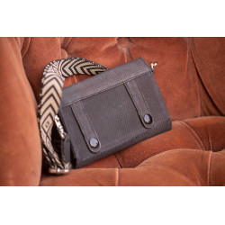 Pochette Pénélope New Phone Pocket perforiert Marine Marineblau