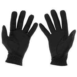 Handschuhe Je t'aime Equithème Strass Schwarz