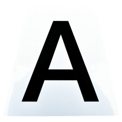 Aufklebersatz 12 Buchstaben für Dressurkegel La Gee Aufklebersatz 12 Buchstaben für Dressurkegel La Gee