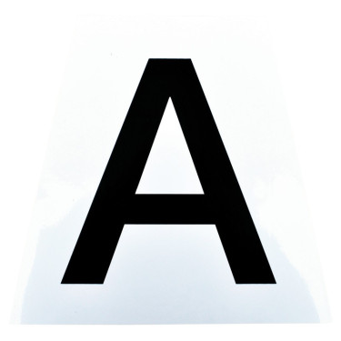 Aufklebersatz 12 Buchstaben für Dressurkegel La Gee Aufklebersatz 12 Buchstaben für Dressurkegel La Gee