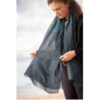 Stola Alix Pénélope Schwarz / Entenblau Stola Alix Pénélope Schwarz / Entenblau