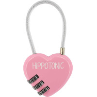 Hippotonic Herz Vorhängeschloss Pink