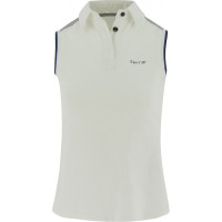 Ärmelloses Damen-Poloshirt Equit'M Weiß