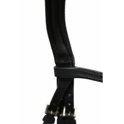 Kombiniertes Reithalfter Stübben 2700 Schwarz / schwarz silbern