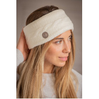 Stirnband Pénélope Mel Weiß Weiß