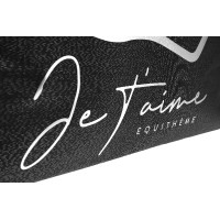 Tasche für Decke Je t'aime Equithème Schwarz Tasche für Decke Je t'aime Equithème Schwarz