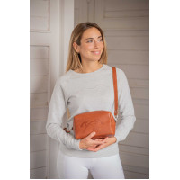 Pénélope Laly Gold Tasche Gold / Cognac Braun Pénélope Laly Gold Tasche Gold / Cognac Braun