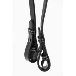 Pénélope Howlett Lederzügel Schwarz