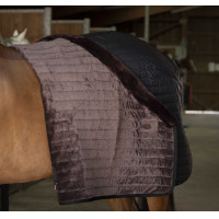 Stalldecke Equithème Teddy mit synthetischem Lammfellfutter Marineblau Stalldecke Equithème Teddy mit synthetischem Lammfellfutter Marineblau