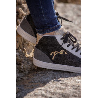 Jupiter High Top Sneakers Pénélope Schwarz / Grau Jupiter High Top Sneakers Pénélope Schwarz / Grau