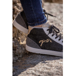 Jupiter High Top Sneakers Pénélope Schwarz / Grau