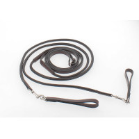 Deutsche Zügel Pénélope Rundes Leder Havanna Braun