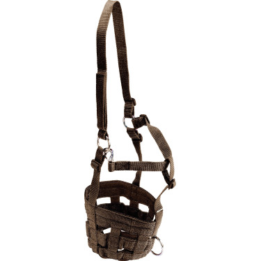 Nylon-Maulkorb Schokolade Braun