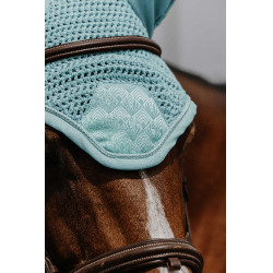 Fliegenhaube Equithème Brocart Himmelblau Fliegenhaube Equithème Brocart Himmelblau