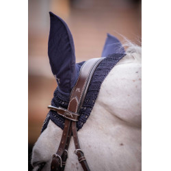 Mütze für Pferde New Strass Pénélope Marineblau Mütze für Pferde New Strass Pénélope Marineblau