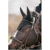 Mütze für Pferde Pénélope Soundless Strass Schwarz Mütze für Pferde Pénélope Soundless Strass Schwarz