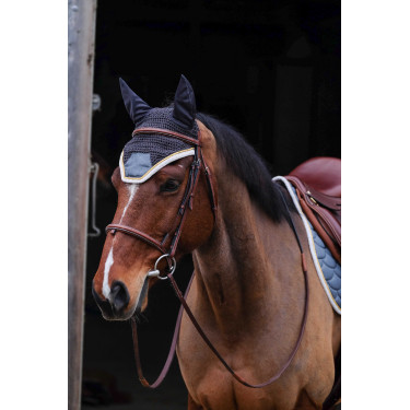 Fliegenhaube Equithème Denim Grau Fliegenhaube Equithème Denim Grau