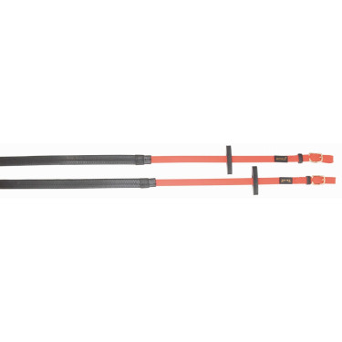Rênes Biotack® caoutchouc T de T Orange