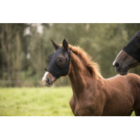 Fliegenmaske Lami-Cell Lycra Schwarz Fliegenmaske Lami-Cell Lycra Schwarz