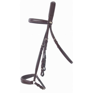 Trense Michel Robert Tde T deutsches Reithalfter T de T Dunkles Havanna Braun