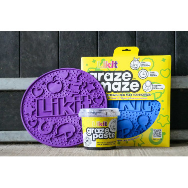 Leckmatte Likit Graze Maze Violett Lila