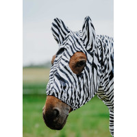 Ekzemer-Haube Riding World Schwarz-weißes Zebra Motive Ekzemer-Haube Riding World Schwarz-weißes Zebra Motive