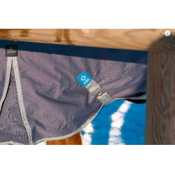 Equithème Tyrex 1200D recycelte Decke Maulwurf Braun