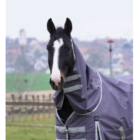 Halsschutz Equithème Tyrex 1200D recycelt Maulwurf Braun Halsschutz Equithème Tyrex 1200D recycelt Maulwurf Braun