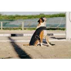 Hundedecke Ich liebe dich Equithème Schwarz Hundedecke Ich liebe dich Equithème Schwarz