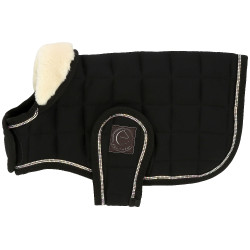 Hundedecke Ich liebe dich Equithème Schwarz Hundedecke Ich liebe dich Equithème Schwarz