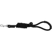 Hundeleine mit Griff Riding World Lucky Schwarz