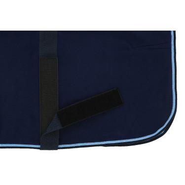 Fleece-Hundemantel Equithème Schwarz Fleece-Hundemantel Equithème Schwarz