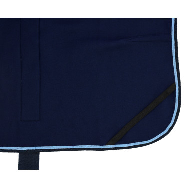 Fleece-Hundemantel Equithème Schwarz Fleece-Hundemantel Equithème Schwarz