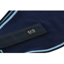 Fleece-Hundemantel Equithème Schwarz Fleece-Hundemantel Equithème Schwarz