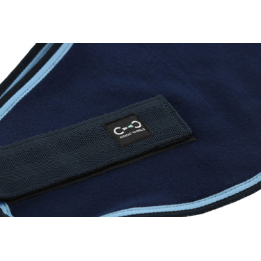 Fleece-Hundemantel Equithème Schwarz Fleece-Hundemantel Equithème Schwarz