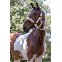 Norton Halfter Full synthetisches Lammfell Schwarz / schwarz