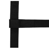 Verstellbares Mini-Halfter Schwarz
