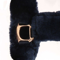 Halfter Equithème Teddy Roségold Marineblau