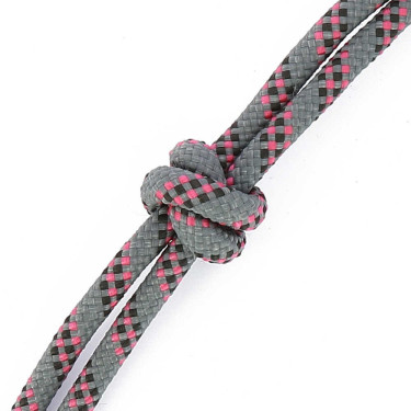 Ethologisches Halfter Norton + Führstrick Eco Grau / Himbeere / Schwarz