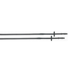 Luxus Glatte Ultra Grip Zügel T de T Schwarz