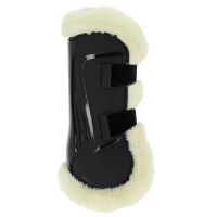 Norton XTR Gamaschen mit synthetischem Lammfell und Knöpfen Schwarz Norton XTR Gamaschen mit synthetischem Lammfell und Knöpfen Schwarz