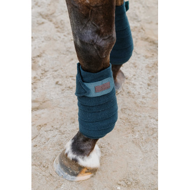 Polo-Bandagen Equithème, 4er-Set Dunkelgrün Grün Polo-Bandagen Equithème, 4er-Set Dunkelgrün Grün