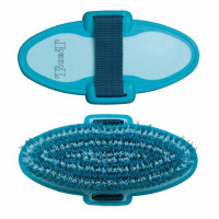 Zweifarbige weiche Bürste T de T Bordeaux / Rosa