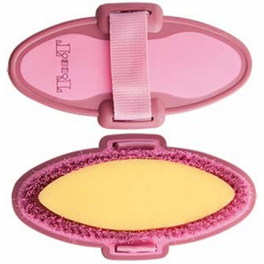 Zweifarbiger Schwamm-Bürste T de T Bordeaux / Rosa Zweifarbiger Schwamm-Bürste T de T Bordeaux / Rosa