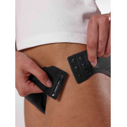 Abknöpfbarer Slip Héméra Smoon starke Blutung Schwarz