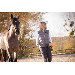 Ärmellose Steppweste Pénélope Anouck Grau