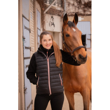 Ärmellose Weste Macaron Paddock Sports Schwarz