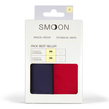 2er-Pack Smoon Menstruationsslips für mittlere Blutung 2er-Pack Smoon Menstruationsslips für mittlere Blutung
